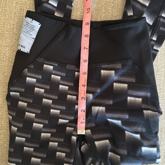 Fantasma MCQ ALEXANDER MCQUEEN Crop Ankle Cotton Blend Jersey Legging XS - Picture 9 of 11